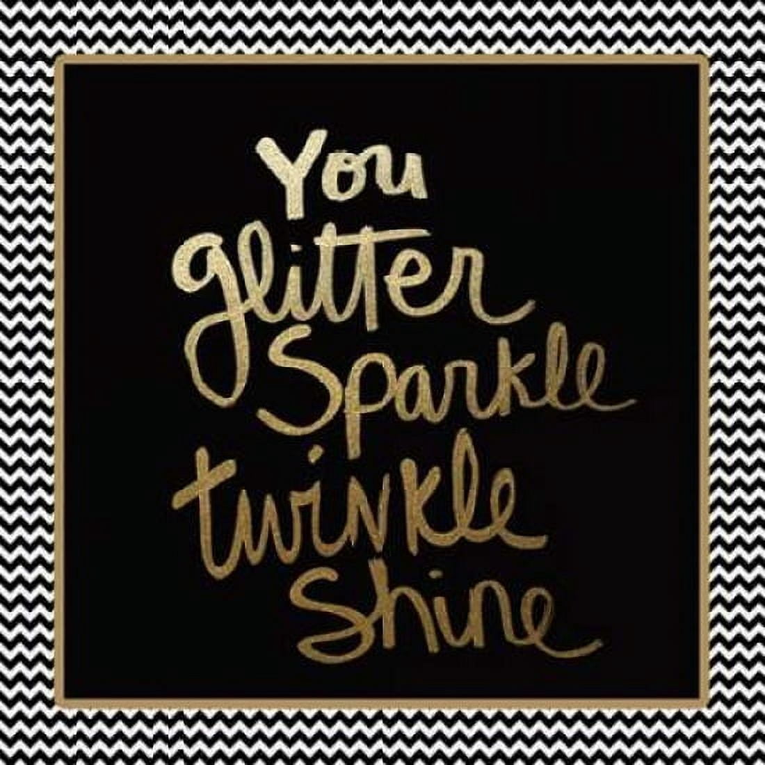 Glitter Sparkle Canvas Art - Linda Woods (24 x 24)