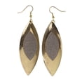 thumbnail image 1 of Glitter Sparkle Dangle-Earrings Gold-Tone & Silver-Tone Colored #LQE2445, 1 of 2