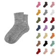 thumbnail image 1 of Glitter Sparkle Slouch Socks for Women 2025 Comfortable Stretch Cute Trendy Casual Mid Calf Socks, 1 of 5