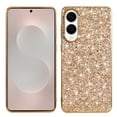 thumbnail image 1 of Glitter Sparkly Shiny Bling Case for Samsung Galaxy S25 Edge, Ultra Slim Phone Case for Women Girls, Luxury Cover Anti-drop Shockproof Lightweight Protective for Galaxy S25 Edge Crystal Case,Gold, 1 of 7