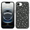 thumbnail image 1 of Glitter Sparkly Shiny Bling Case for iPhone 16e, Ultra Slim Phone Case for Women Girls, Luxury Cover Anti-drop Shockproof Lightweight Protective for iPhone 16e Crystal Case, Black, 1 of 7