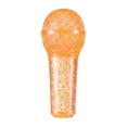 thumbnail image 1 of Glitter Squishy Stress Toy with Sparkle Squeeze Design, Orange, Fake Microphone Shape for Kids Party Favors, Sensory Toy, 1 of 3