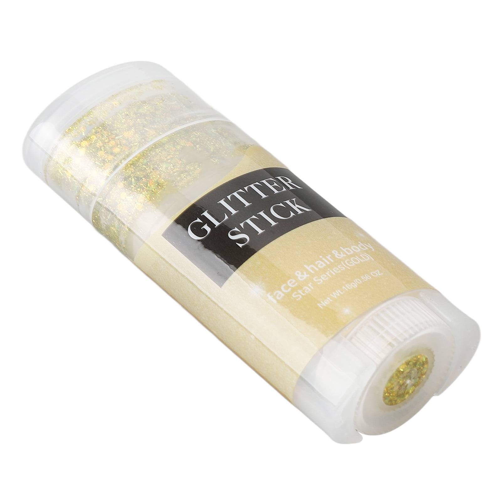 Glitter Stick, Chunky Sparkling Portable Gold Body Glitter Stick