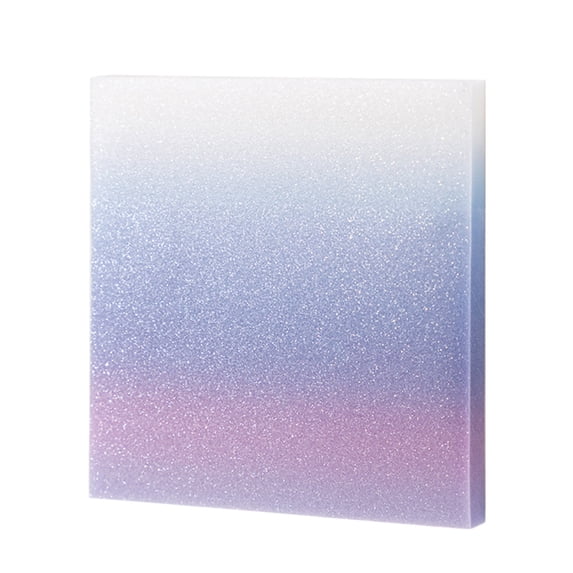 Glitter Sticky Notes, 3x3 Inch Transparent Self-Stick Note Pads, Sparkle Clear Post It Notes, Cute Adhesive Memo Pads for Office, To Do List Lovely Gifts