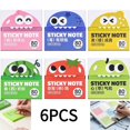 thumbnail image 1 of Glitter Sticky Notes Cute Post It Notes Sparkle Transparent Memo Pads 80 Sheets Pull Out Paper Notepads Back To School Office Supplies For Student Planner Daily Reminder School Supplies Bulk,6PCS, 1 of 6