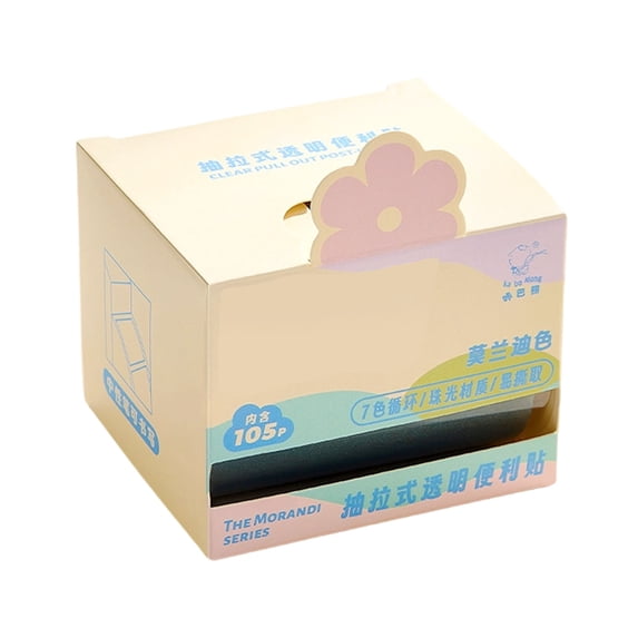 Glitter Sticky Notes, Waterproof Quick Dry Transparent Self-Adhesive Notes, Pull-Out Smooth Writing, No Residue Resealable Glitter Notes for Books, Planners, and Documents