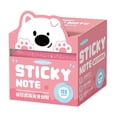 thumbnail image 1 of Glitter Sticky Notes, Waterproof Quick Dry Transparent Self-Adhesive Notes, Pull-Out Smooth Writing, No Residue Resealable Glitter Notes for Books, Planners, and Documents, 1 of 4