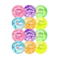 thumbnail image 1 of Glitter Stress Ball Squishy, Soft Slow Rising Sensory Fidget, Sparkly Squeeze Activity, Handheld Pinch and Knead Play, Fun Novelty Gift Idea, Party Favor, Home Travel Hobby Use, 1 of 5