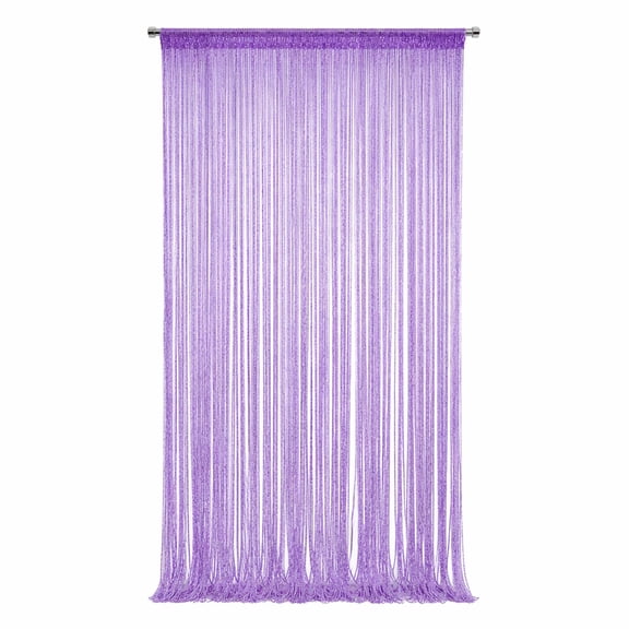 Glitter String Curtain Light Purple, 39.4x78.7 in, Room Divider