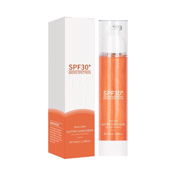 Glitter Tanning Sun Protection Spray,Tanning Spray,Suntan Spray,Tanning Intensifier Spray Spf 50,Moisturize & Hydrate Skin Summer Tanning Spray for Girl(Spf30 50ml/1.69fl.oz)from Biweutydys