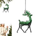 thumbnail image 1 of Glitter Transparent Christmas Hanging Ornaments, Xmas Tree Pendants Ideal for Winter Holiday Scene Home Decor, 1 of 6