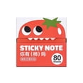 thumbnail image 1 of Glitter Transparent Sticky Notes,Pull Out Sticky Notes with Cute Fruit Dispensers,Clear Memo Pads for Book,Office,Bible, 1 of 6