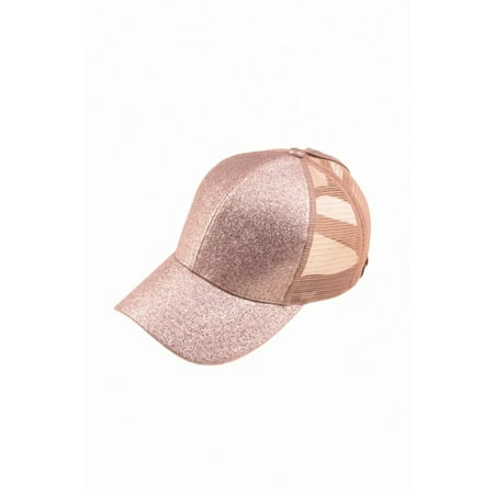 Glitter Trucker Ponytail Cap
