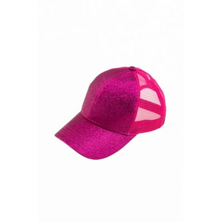 Glitter Trucker Ponytail Cap