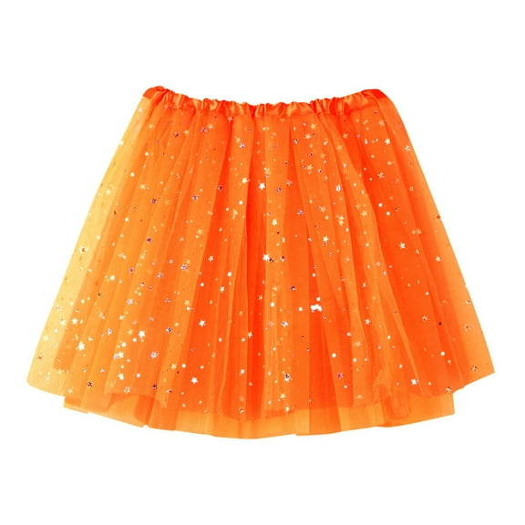 Glitter Tutu Skirts Women Fashion Shiny Mini Tulle Skirt Sheer Mesh Glitter Dress