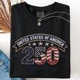 thumbnail image 1 of Glitter USA 250th Anniversary T-Shirt – Patriotic 4th of July Graphic Tee, Sparkle Red White Blue Independence Day Shirt (S–5XL), 1 of 5