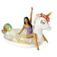 thumbnail image 1 of Glitter Unicorn Gigantic Beach & Pool Raft, 1 of 3