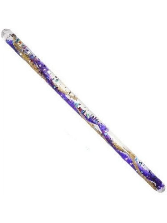 Glitter Wand, Magic Wonder Tube - for Kids, Teachers, Therapists, Sensory Room, Classroom, Talking or Pointing Stick, Pool Floats, Autistic, ADHD, SPD. Jumbo Size. 11 Inch Wonder Wand