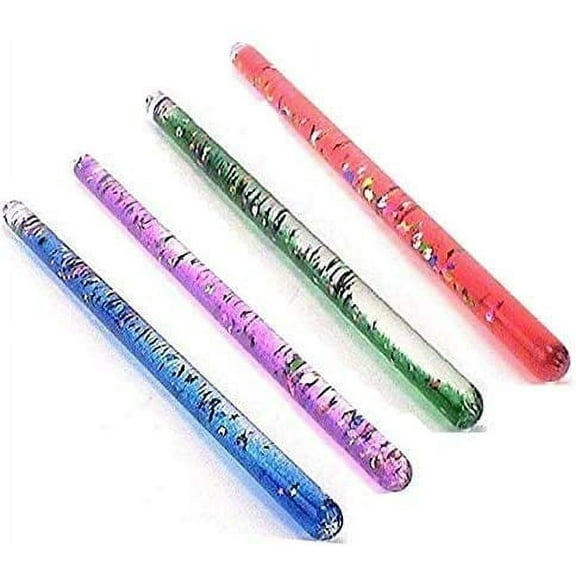 Glitter Wand, Magic Wonder Tube - for Kids . ONE 11 Inch Wonder Wand random color selected