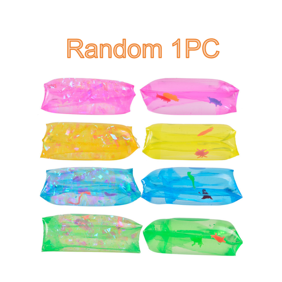 Glitter Water Snake Slow Rising Squeeze Toys, Glitter Water Snake Fidget Toys for Adults, Super Soft Sensory Stress Ball Squeeze Toys for Stress Relief