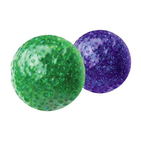 Glitter bead ball, set of 3