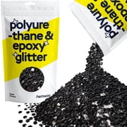 Glitter for Resin Black Metallic Crystals for Epoxy Craft Super Chunky Flakes Tumblers Wax Melt 100g / 3.5oz