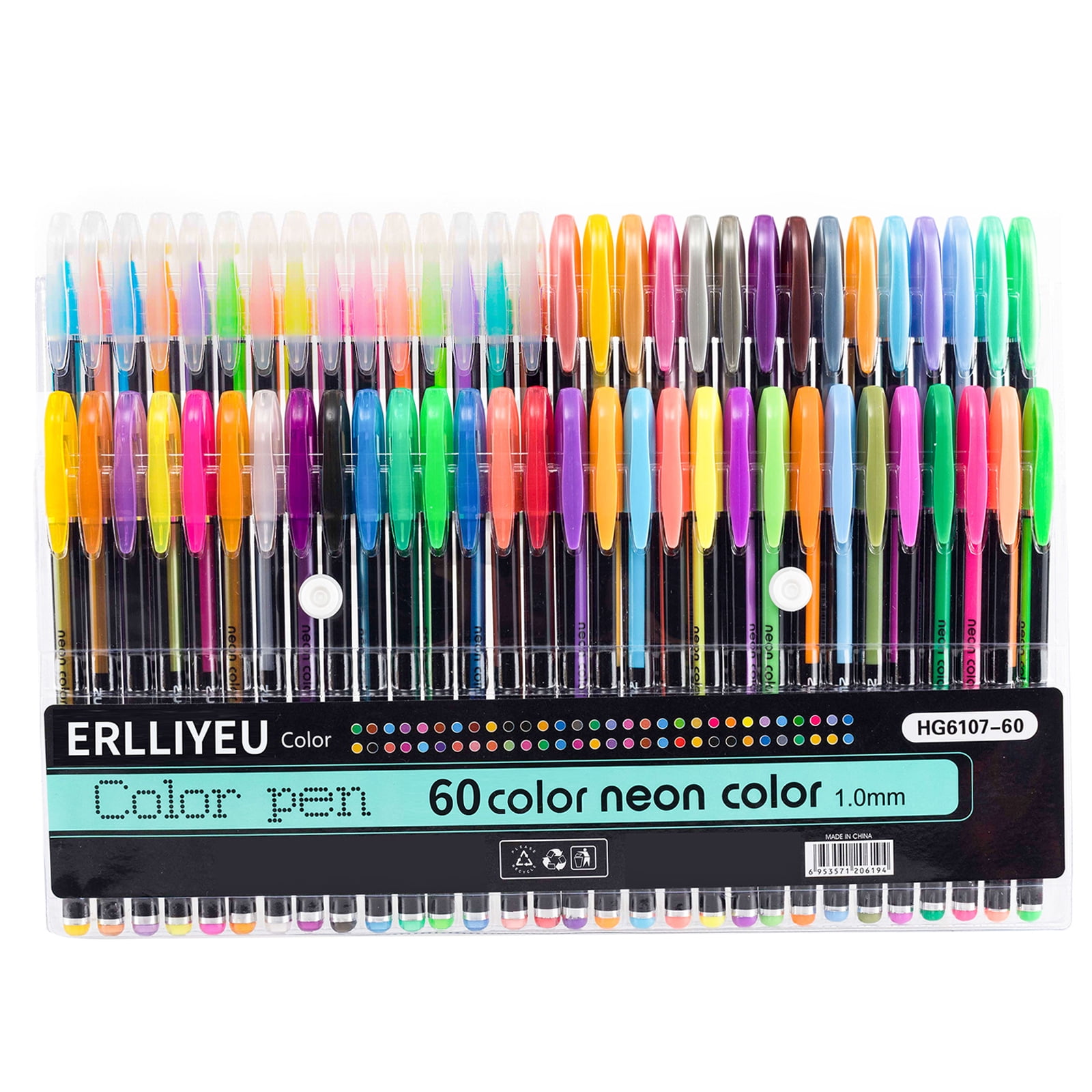 Glitter gel pen gel pens multicolor gel pen set for adults coloring ...