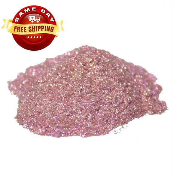 Glitter starry pink luxury mica colorant pigment powder 1 oz