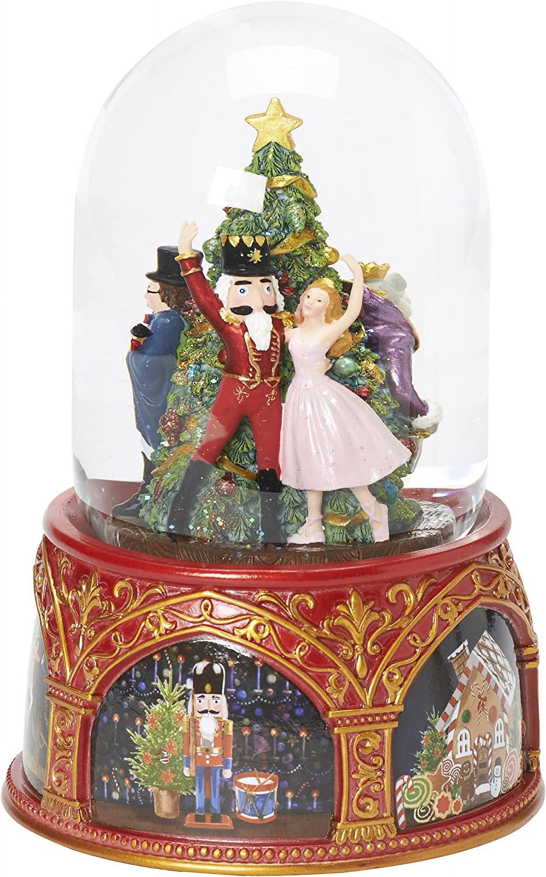 Glitterdomes 120mm Exclusive Nutcracker Ballet Musical Glitter Dome
