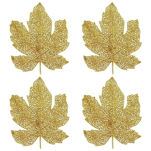 Glittered Fall Leaves