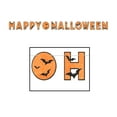 thumbnail image 1 of Party Glittered Happy Halloween Streamer 8 1 By 2" X 11' - 12 Pack (1 Per Package), 1 of 2