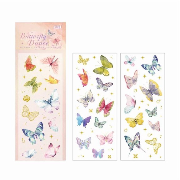 Glittering Animal Sticker Cartoon Aesthetic Sticker for Scrapbooking Notebook Water Bottle Phone Case Guitar Laptop