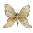 thumbnail image 1 of Glittering Butterfly Christmas Ornaments Elegant Fabric with Sequin and Gold Dust Tree Hanging Decor for Ceiling Wreath and Holiday Party Enhancements, 1 of 8