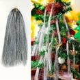 thumbnail image 1 of Glittering Christmas Icicle Garland Tinsel Strands for Holiday Tree Decorations and Party Ornaments, 1 of 5