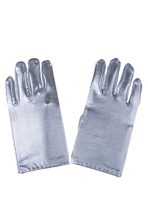 Glittering Gloves for School Stage Performances Leather Party Gloves for Kids Clothing Accs Festival Handwear