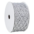 thumbnail image 1 of Glittering Gold Glitter Mesh Wired Ribbon for Christmas Tree Decor, 2.5 Inch Wide 10 Yards Roll for DIY Craft Bows, Wreaths, Garland and Holiday Gift Wrapping Supplies, 1 of 9