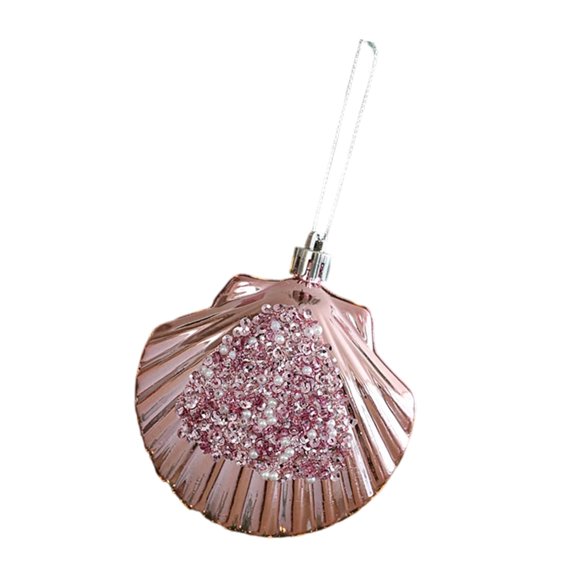 Glittering Metallic Plastic Christmas Baubles Shatterproof Holiday Tree Ornament