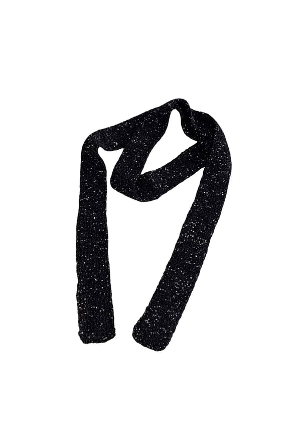 Glittering Sequined Scarf for Female All Matching Skinny Scarf Spring Photo Scarf Pilling Resistant Street Neckwrap