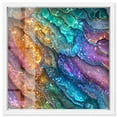 thumbnail image 1 of Glittering Spectrum I Shadowbox Print Colorful Abstracts by Art Remedy, White Frame, 12 x 12, 1 of 7
