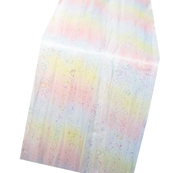 Glitters Tablecloth Runner Quick Cleanup For Celebration Birthdays Weddings Reusable Polyester Decoration Accessory