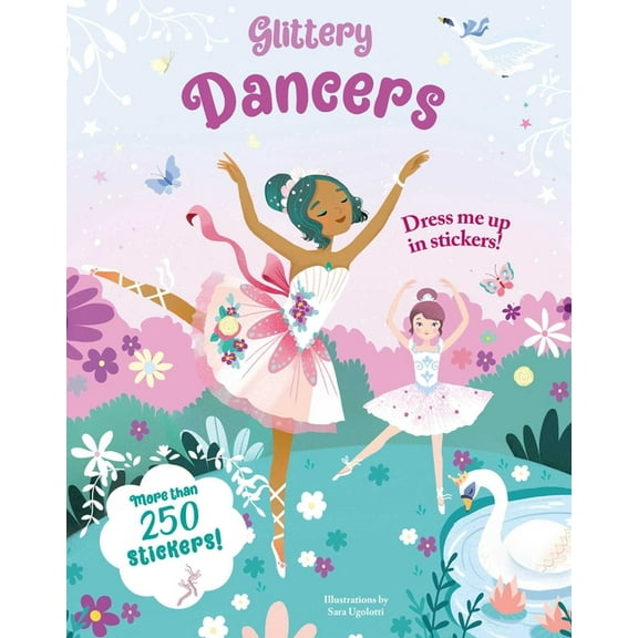 Glittery Dancers Sticker Book, (Paperback)