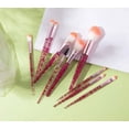 thumbnail image 1 of Glittery Glam Cosmetic Makeup Brush Set 5pc, 1 of 5