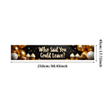 thumbnail image 1 of Glittery Gold Text Who Said You Could Leave Banner Party Background Decorations Farewell Party Decor Happy Moments Photo Props Celebration Event Decorations, 1 of 8