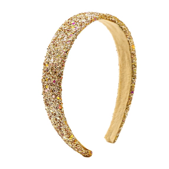 Glittery Hairband For Women 25cm Wide Sparkly Headband High Hairline Fashion Accessory Colorful Hair Clip Barrettes