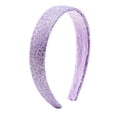thumbnail image 1 of Glittery Hairband for High Hairline - 25cm Wide Colorful Headband Accessory for Stylish, 1 of 4