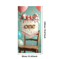 Glittery One Letter Banner for First Birthday Party, Decorative Backdrop Party Supplies, Photography Props, Photo Background, Decors for Celebration