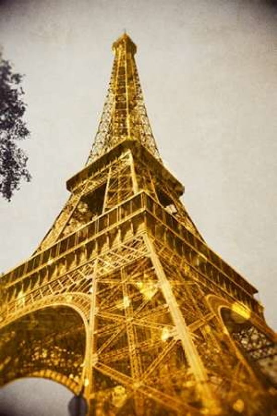Glittery Paris Canvas Art - Emily Navas (12 x 18)