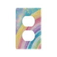 thumbnail image 1 of Glittery Rainbow Light Switch Cover Switch Plate Outlet Cover Plug Cover for Electrical Outlet, 1 of 6