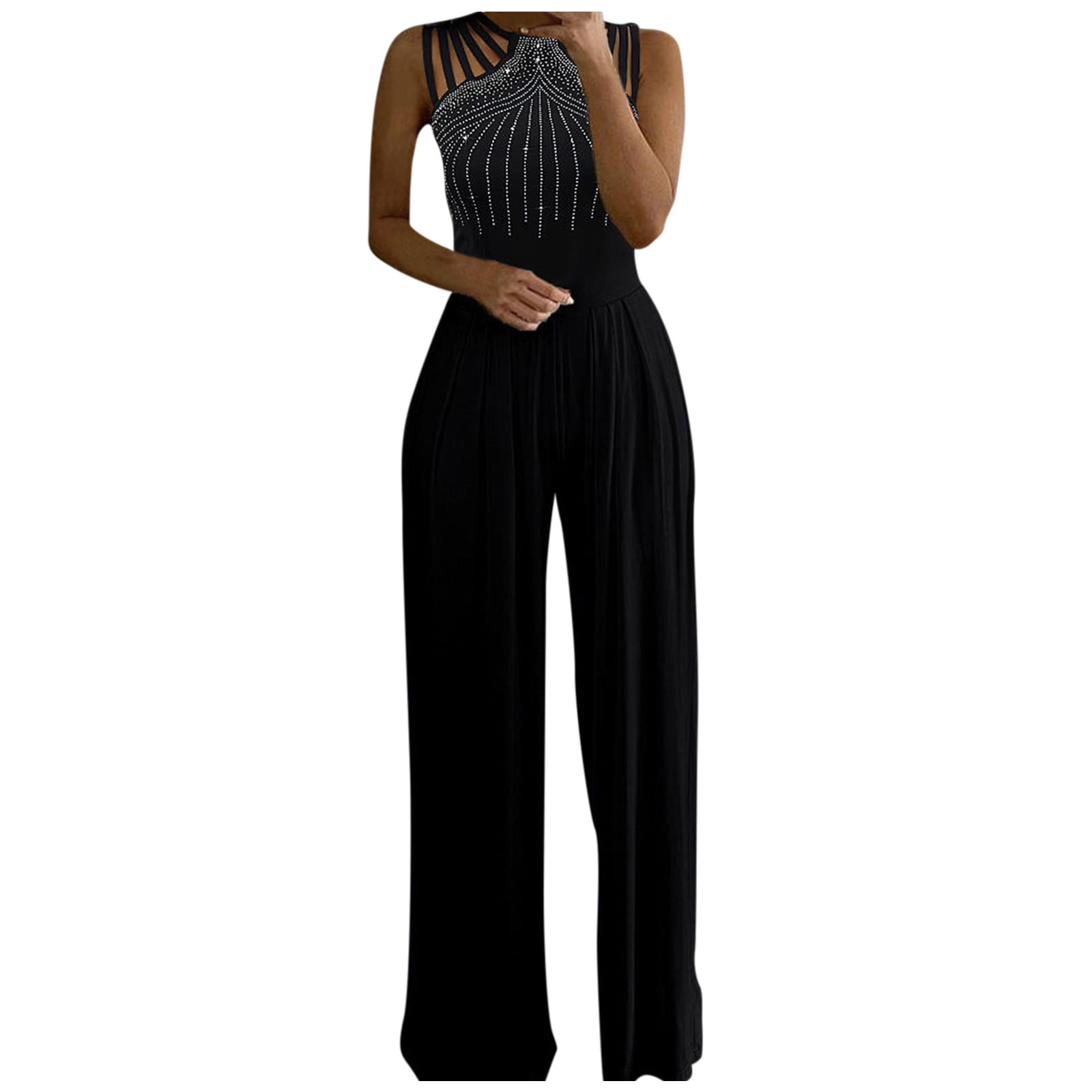 Felirenzacia Women's Jumpsuits Women's Overalls With Suspenders And  Printing Casual Jumpsuit 