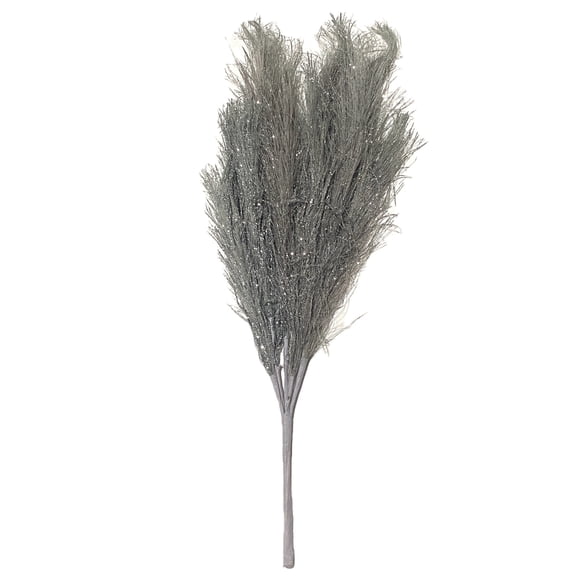 20" Ashland Glittery Silver Craft Bush